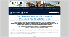 Desktop Screenshot of crestoniowachamber.com